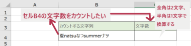 Excel エクセル でセル内の文字数をカウントする方法 Sheeplog
